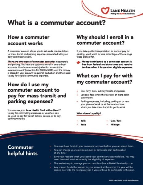 Commuter Account Overview